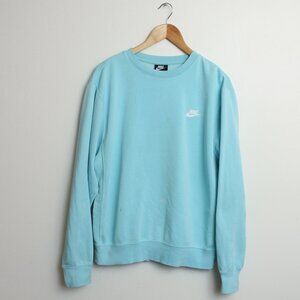 Nike Crewneck Mens Small Teal Sweatshirt w/ Blemishes